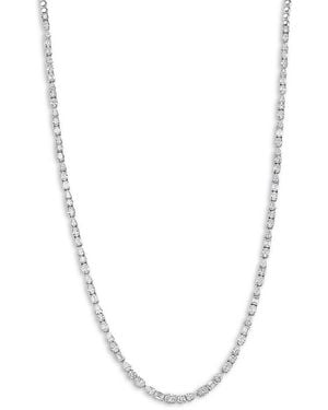Bloomingdale's Fine Collection Luxe Collection Certified Lab Grown Diamond Mixed Cut Tennis Necklace - White