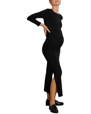 Nom Maternity Curve Maternity Dress - Black