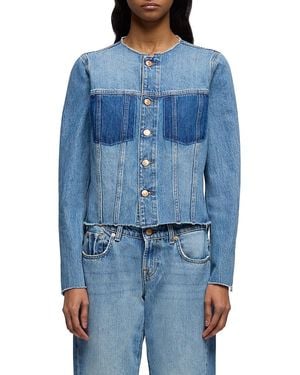 7 For All Mankind Vicky Jean Jacket - Blue