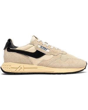 Autry Reelwind Suede Sneakers - White