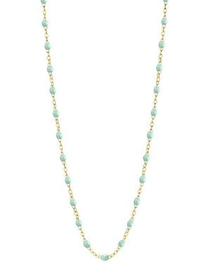 Gigi Clozeau 18K Classic Gigi Resin Bead Collar Necklace, 16.5 - Metallic