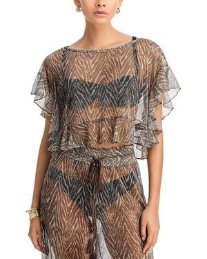 Ramy Brook Synthia Cover Up Top - Multicolour