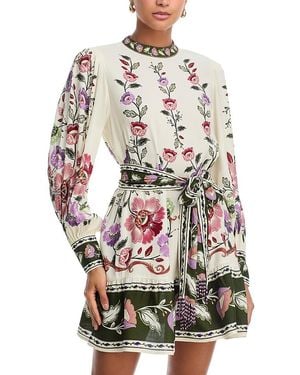 FARM Rio Rococo Mini Dress - White