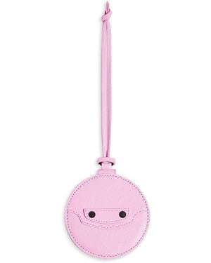 Balenciaga Le City Round Mirror Charm - Pink