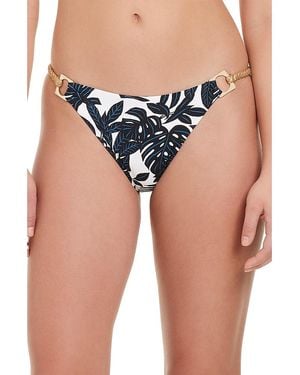 Red Carter Cheeky Bikini Bottom - Blue