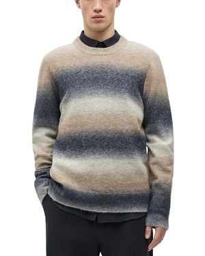Samsøe & Samsøe Samse Samse Aiden Stripe Crewneck Sweater - Gray