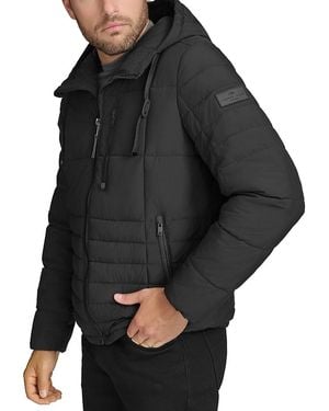 Andrew Marc Fitzroy Quilted Puffer Jacket - Black