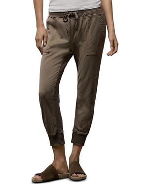 James Perse Mixed Media Pants - Brown