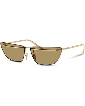 Prada Butterfly Sunglasses, 64Mm - Natural