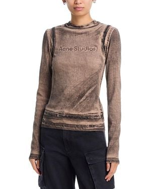 Acne Studios Layered Printed Tee - Multicolor
