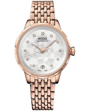 MIDO Rainflower Watch, 34Mm - Metallic