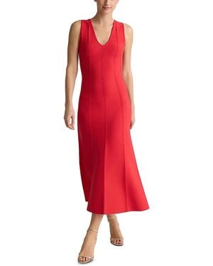 St. John Valley Knit Dress - Red