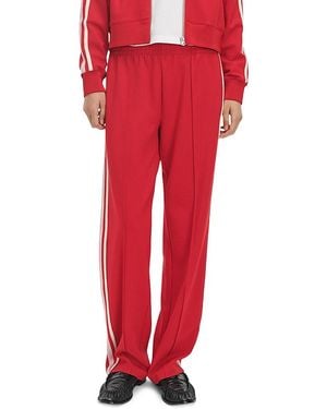 Rag & Bone Irina Ponte Track Pants - Red