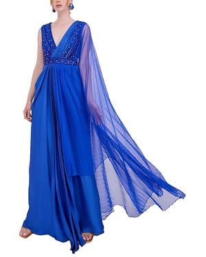Raishma Anaya Gown - Blue