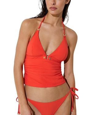 Reiss Milly Tankini Top - Red