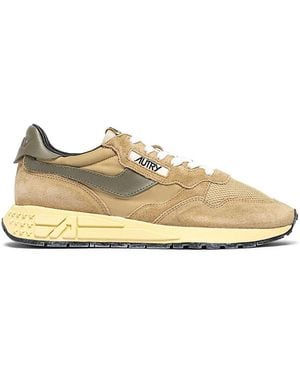 Autry Reelwind Suede Sneakers - Natural