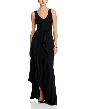 Jason Wu Draped Asymmetric Dress - Black