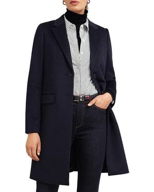 Hobbs Cavendish Wool Coat - Blue