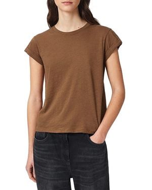 AllSaints Anna Cotton Tee - Brown