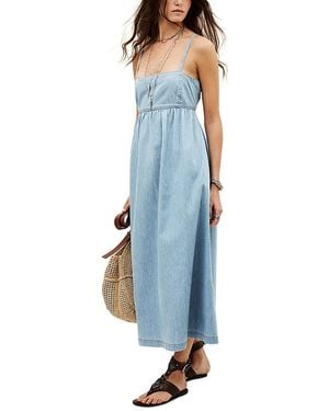 Ba&sh Luigia Midi Dress - Blue