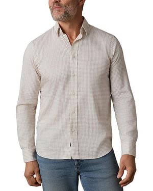 Faherty The Movement Long Sleeve Button Down Shirt - Gray