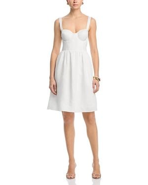 L'Agence Tiani Bustier Dress - White