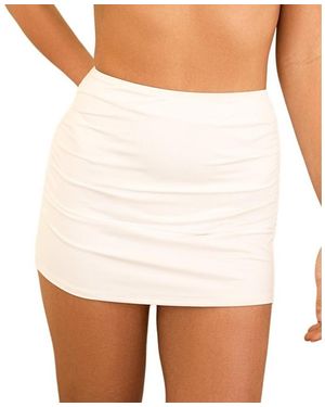 Dippin' Daisy's Lucky Swim Mini Length Skirt - White