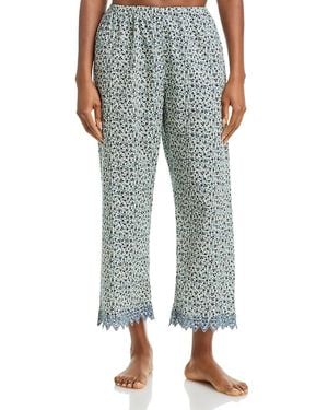 The Great The Easy Sleep Eyelet Pants - Blue