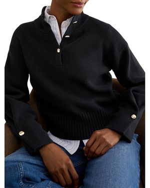 Hobbs Adler Mock Neck Sweater - Black