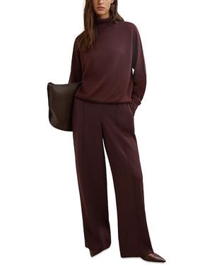 Reiss Wendy Turtleneck Wool Sweater - Purple