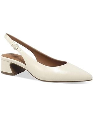Gentle Souls Georgia Leather Slingback Pumps - Natural
