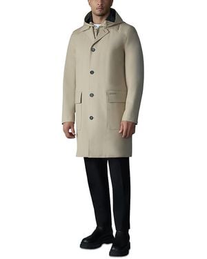 Mackage Mathias 3-In-1 Balmacaan Coat With Removable Down Liner - Natural