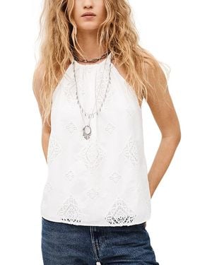 Ba&sh Maxi Halter Top - White