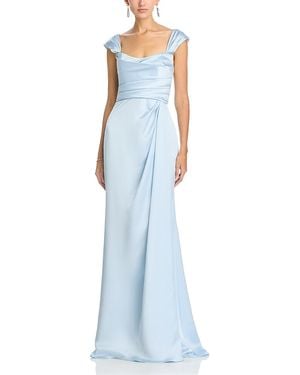 Amsale Corset Gown - Blue