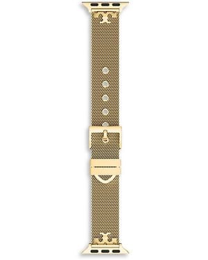 Tory Burch Kira-Tone Stainless Steel Mesh Band For Apple Watch, 38-46Mm - Metallic