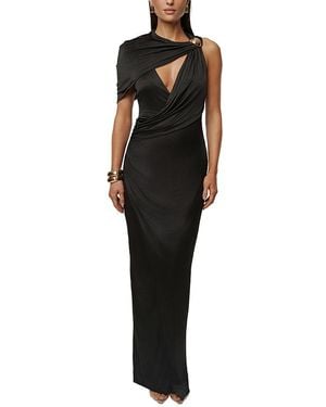 JLUXLABEL Enchanted Drape Maxi Dress - Black