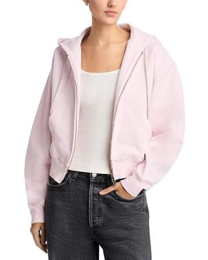 Alexander Wang T Zip Hoodie - Pink