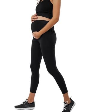 Ingrid & Isabel Fold Down Maternity Leggings - Black
