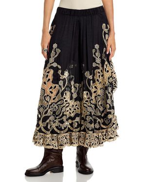 Sea Gracelyn Embroidered Pants - Black
