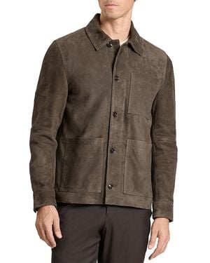 Ted Baker Wally Leather Jacket - Brown