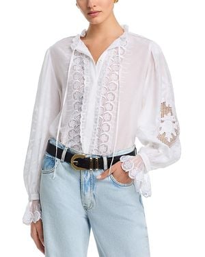 Kobi Halperin Lacey Blouse - White