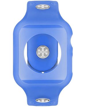 Tory Burch T Monogram Silicone Band For Apple Watch, 41Mm - Blue