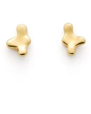 Cuyana Nube Stud Earrings - Metallic