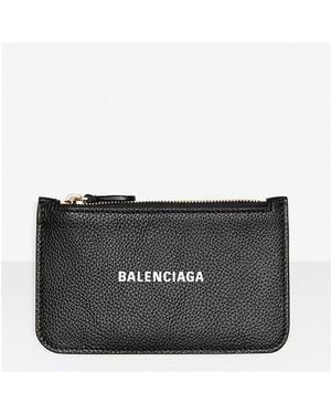 Balenciaga Cash Long Coin And Card Holder - Black