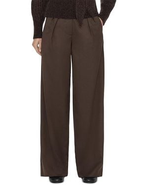 AllSaints Laura Pleated Pants - Brown