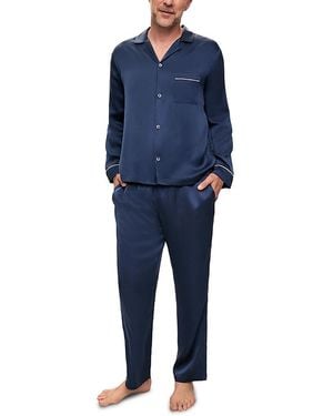 Eberjey Charles Long Pyjama Set - Blue