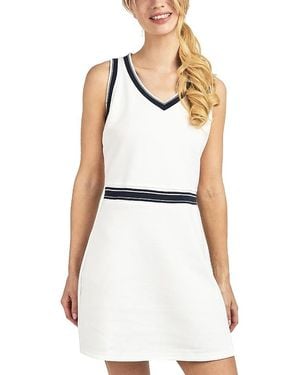 Elle Collection Drop Waist Dress - White