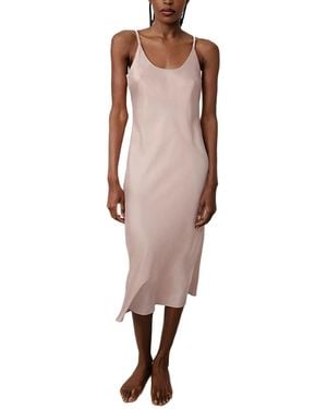 Lunya Washable Silk Bias Slip Dress - Multicolor