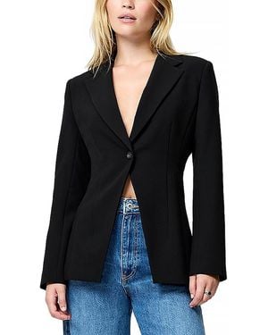 French Connection Azra Twill Cinched Jacket - Blue
