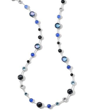 Ippolita Sterling 925 Lollipop Multi Stone Lollitini Bari Long Necklace, 36 - Multicolor
